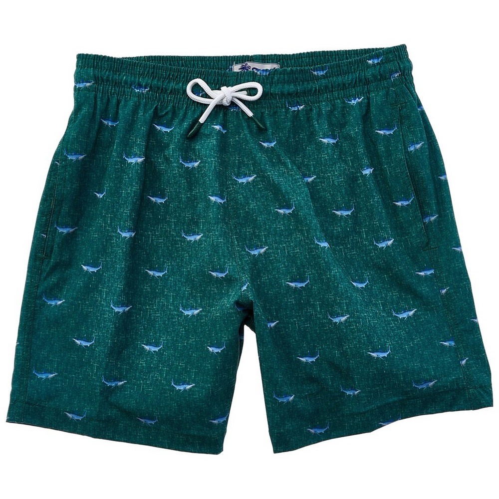 Trunks Surf & Swim Co. Shark Print Swim Shorts